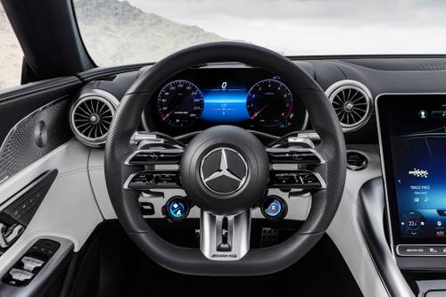 Mercedes-Benz SL-Class AMG SL 43 Convertible Steering Wheel Detail