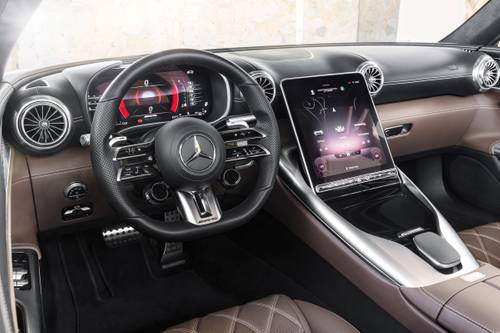 Mercedes-Benz SL-Class AMG SL 55 Convertible Steering Wheel Detail