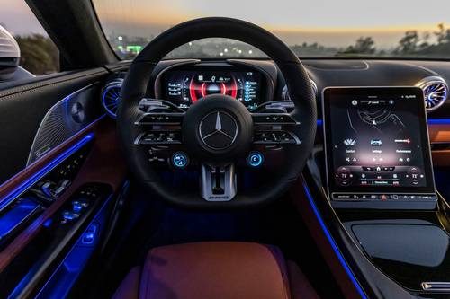 2025 Mercedes-Benz SL-Class AMG SL 55 Convertible Steering Wheel Detail