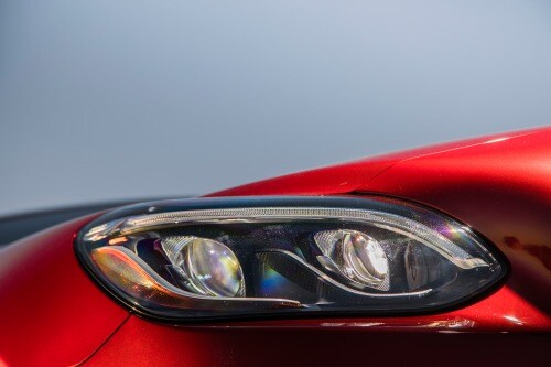 2017 Mercedes-Benz SLC-Class AMG SLC 43 Convertible Headlamp Detail