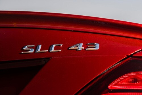 2017 Mercedes-Benz SLC-Class AMG SLC 43 Convertible Rear Badge