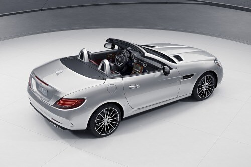 2017 Mercedes-Benz SLC-Class SLC300 Convertible Exterior. Night Package Shown.