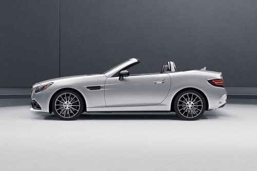2017 Mercedes-Benz SLC-Class SLC300 Convertible Exterior. Night Package Shown.