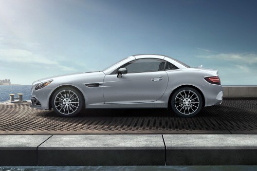 2017 Mercedes-Benz SLC-Class SLC300 Convertible Exterior. Night Package Shown.