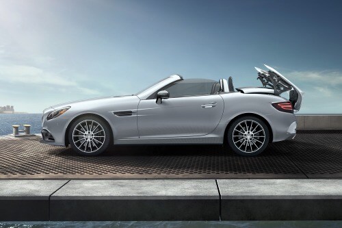 2017 Mercedes-Benz SLC-Class SLC300 Convertible Exterior. Night Package Shown.