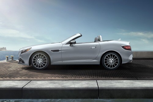 2017 Mercedes-Benz SLC-Class SLC300 Convertible Exterior. Night Package Shown.