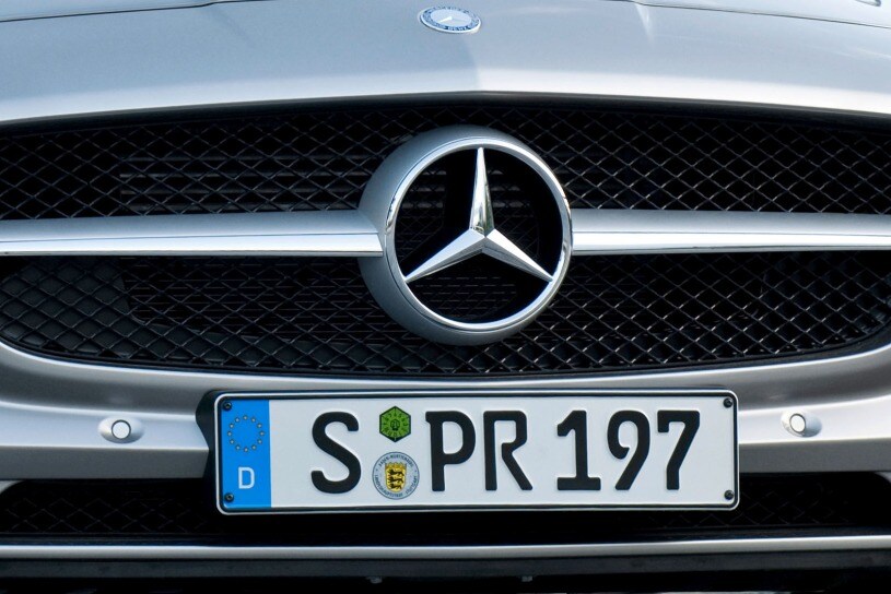 2012 Mercedes-Benz SLS AMG Coupe Front Badge 2012 Mercedes-Benz SLS AMG Coupe Front Badge