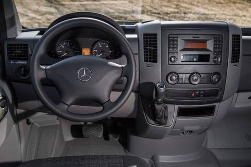 Mercedes-Benz Sprinter Worker 144 WB Cargo Van Steering Wheel Detail Shown