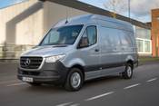 Mercedes-Benz Sprinter 2500 144" WB Crew Passenger Van Exterior. Options Shown. Mercedes-Benz Sprinter 2500 144" WB Crew Passenger Van Exterior. Options Shown.
