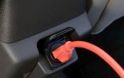 2011 Mercury Milan Hybrid Rear AC Power Outlet Detail