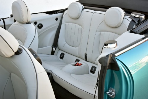 2018 MINI Convertible Cooper S Rear Interior