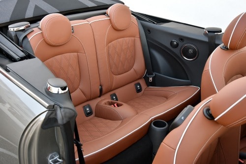 2018 MINI Convertible Cooper S Rear Interior