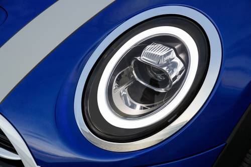 MINI Convertible Cooper S Headlamp Detail. Options Shown.
