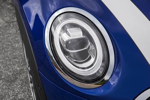 MINI Convertible Cooper S Headlamp Detail. Options Shown.