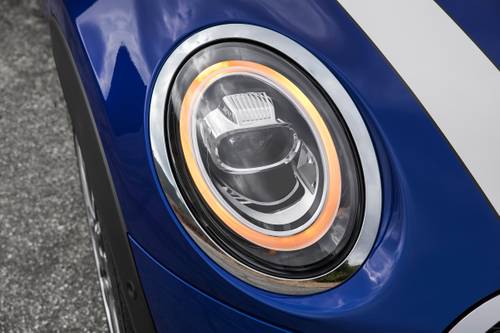 MINI Convertible Cooper S Headlamp Detail. Options Shown.