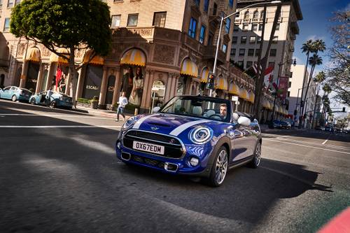 MINI Convertible Cooper S Lifestyle Exterior. Options Shown.