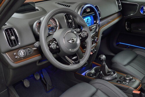 2017 MINI Countryman Cooper S ALL4 Wagon Steering Wheel Detail