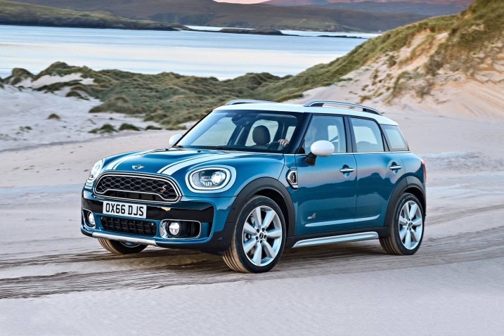 The All4 all-wheel drive system allows the Countryman to partake in some light off-roading.