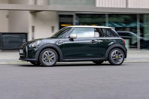 MINI Hardtop 2 Door Cooper SE 2dr Hatchback Profile. Resolute Edition Shown.