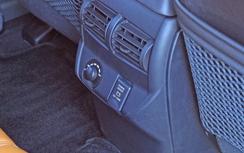 2004 Mitsubishi Endeavor Limited Rear HVAC Controls