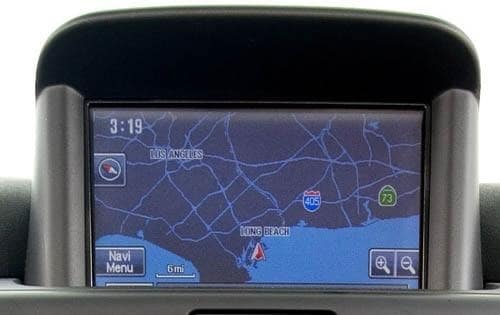2008 Mitsubishi Endeavor SE optional Navigation Display Detail