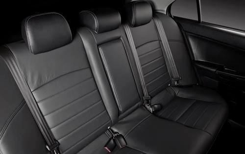 2010 Mitsubishi Lancer Evolution MR Touring Rear Interior