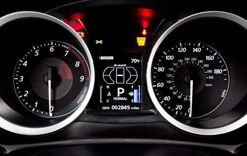2011 Mitsubishi Lancer Evolution MR Instrument Cluster