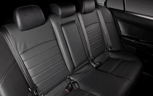 2011 Mitsubishi Lancer Evolution MR Rear Interior
