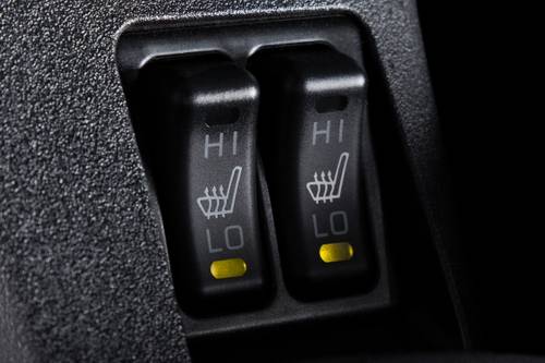 2013 Mitsubishi Lancer Evolution MR Sedan Seat Heater Switches