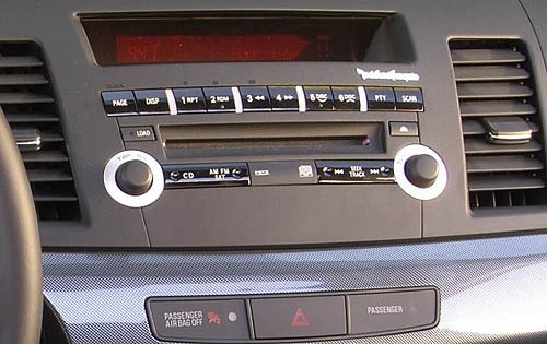 2008 Mitsubishi Lancer GTS Center Console
