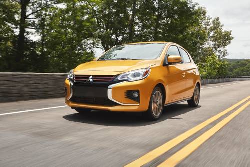 Mitsubishi Mirage SE 4dr Hatchback Exterior Shown