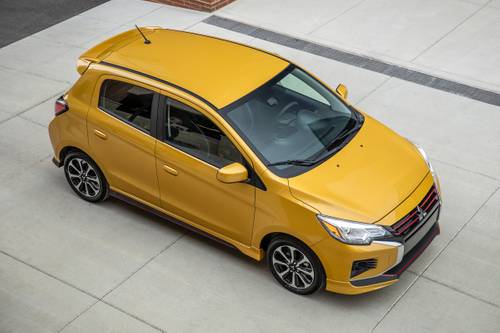 Mitsubishi Mirage SE 4dr Hatchback Exterior Shown