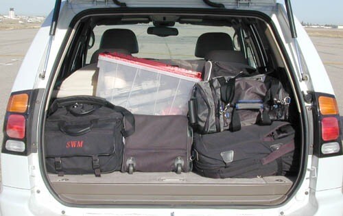 2000 Mitsubishi Montero Sport Cargo Area