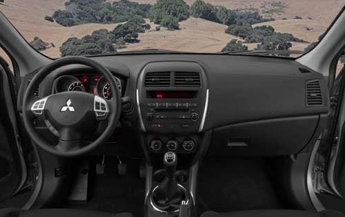2011 Mitsubishi Outlander Sport ES Interior w/Manual Shifter Shown