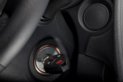2012 Mitsubishi Outlander Sport ES 4dr SUV Ignition Detail
