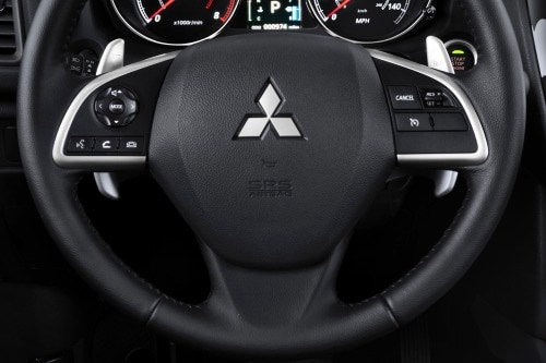 2015 Mitsubishi Outlander Sport SE 4dr SUV Steering Wheel Detail
