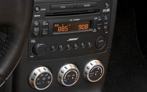 2008 Nissan 350Z Center Console