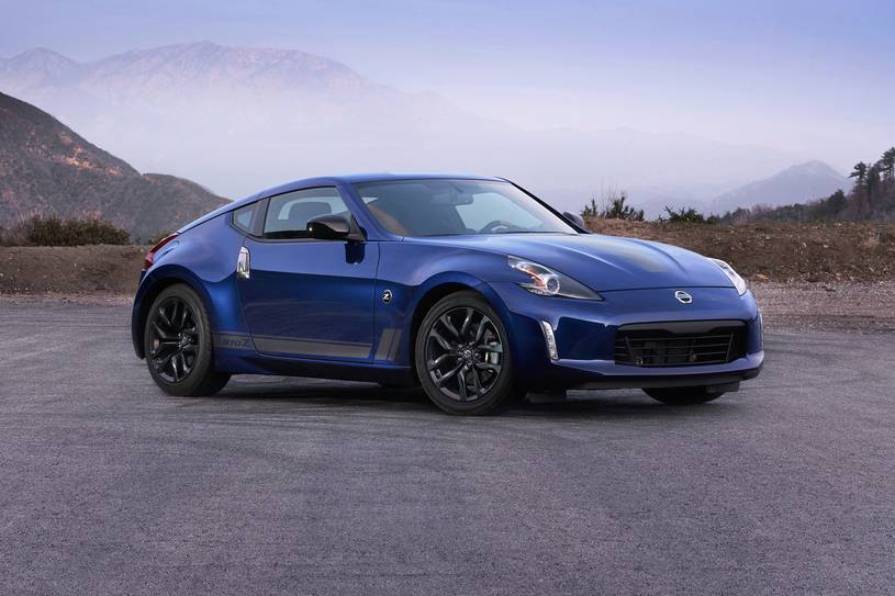 2019 Nissan 370Z Coupe Exterior. Heritage Edition Package Shown.