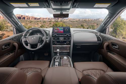 2024 Nissan Armada Platinum 4dr SUV Dashboard Shown