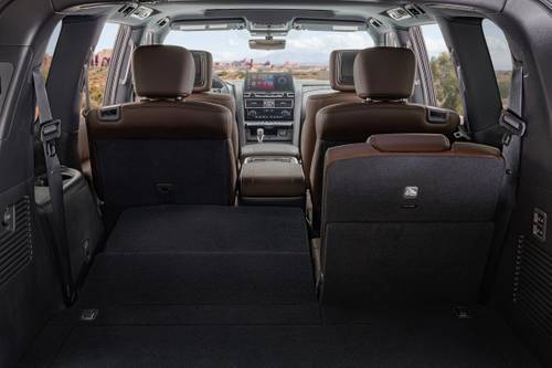 2024 Nissan Armada Platinum 4dr SUV Rear Seats Down