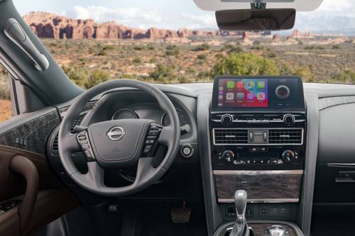 2024 Nissan Armada Platinum 4dr SUV Steering Wheel Detail