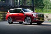 2026 Nissan Armada Platinum Reserve 4dr SUV Exterior Shown