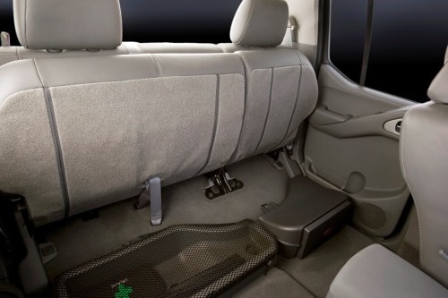 2012 Nissan Frontier SL Crew Cab Pickup Rear Interior