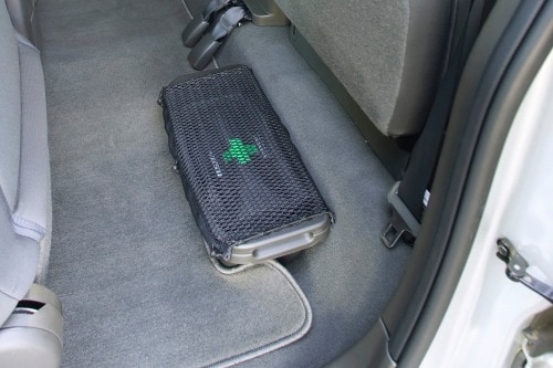 2012 Nissan Frontier PRO-4X Extended Cab Pickup First Aid Kit Detail