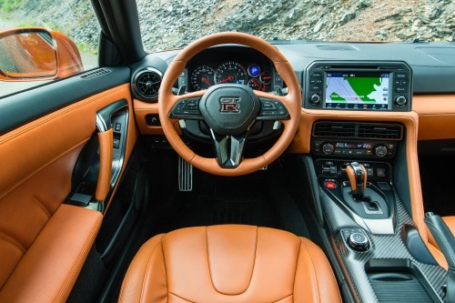 2018 Nissan GT-R Premium Coupe Steering Wheel Detail