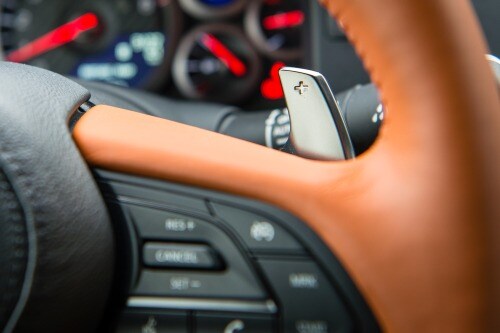 2018 Nissan GT-R Premium Coupe Steering Wheel Detail