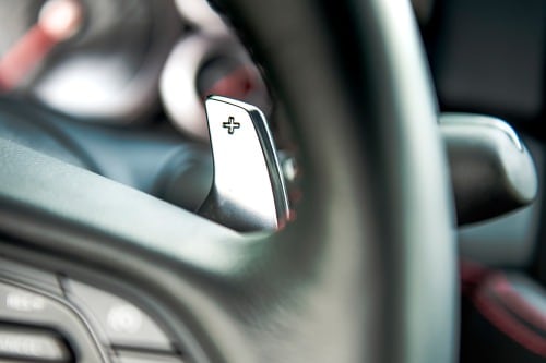 2018 Nissan GT-R Premium Coupe Steering Wheel Detail