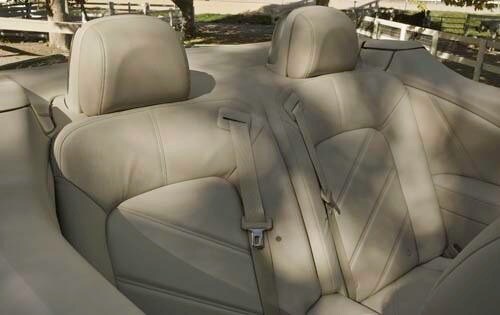 2012 Nissan Murano CrossCabriolet Rear Interior