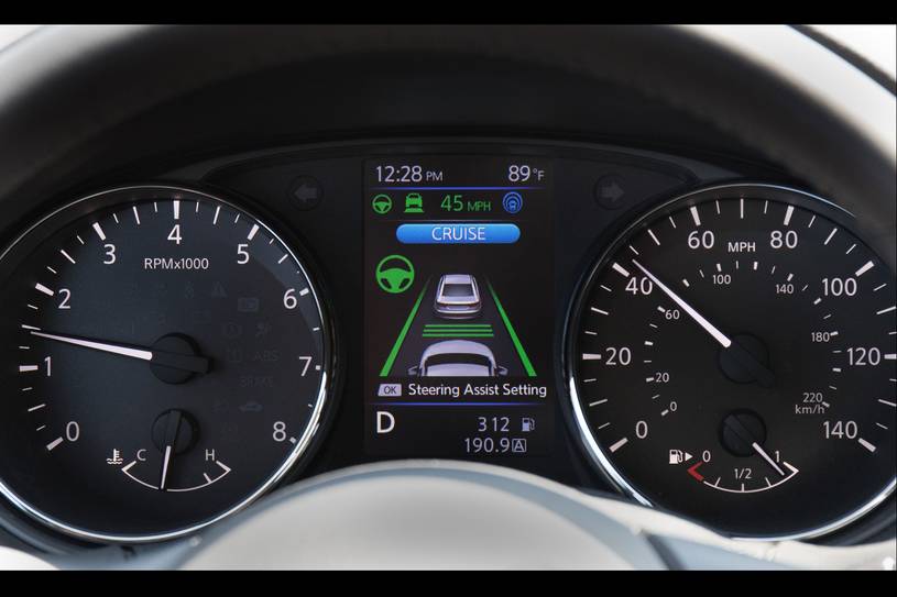 2020 nissan rogue mph display