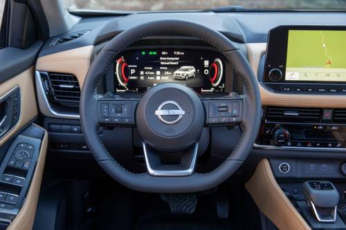 2023 Nissan Rogue Platinum 4dr SUV Steering Wheel Detail
